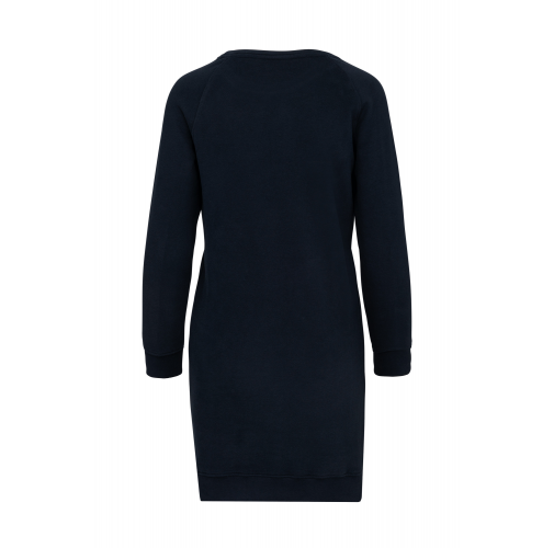navy Vestido Lounge algodón orgánico de felpa