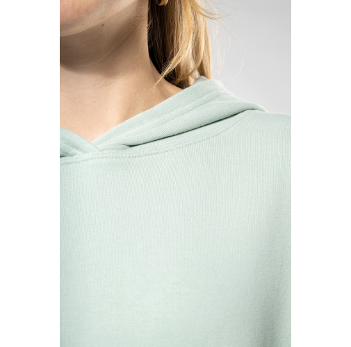 Sudadera Lounge algodón orgánico con capucha mujer