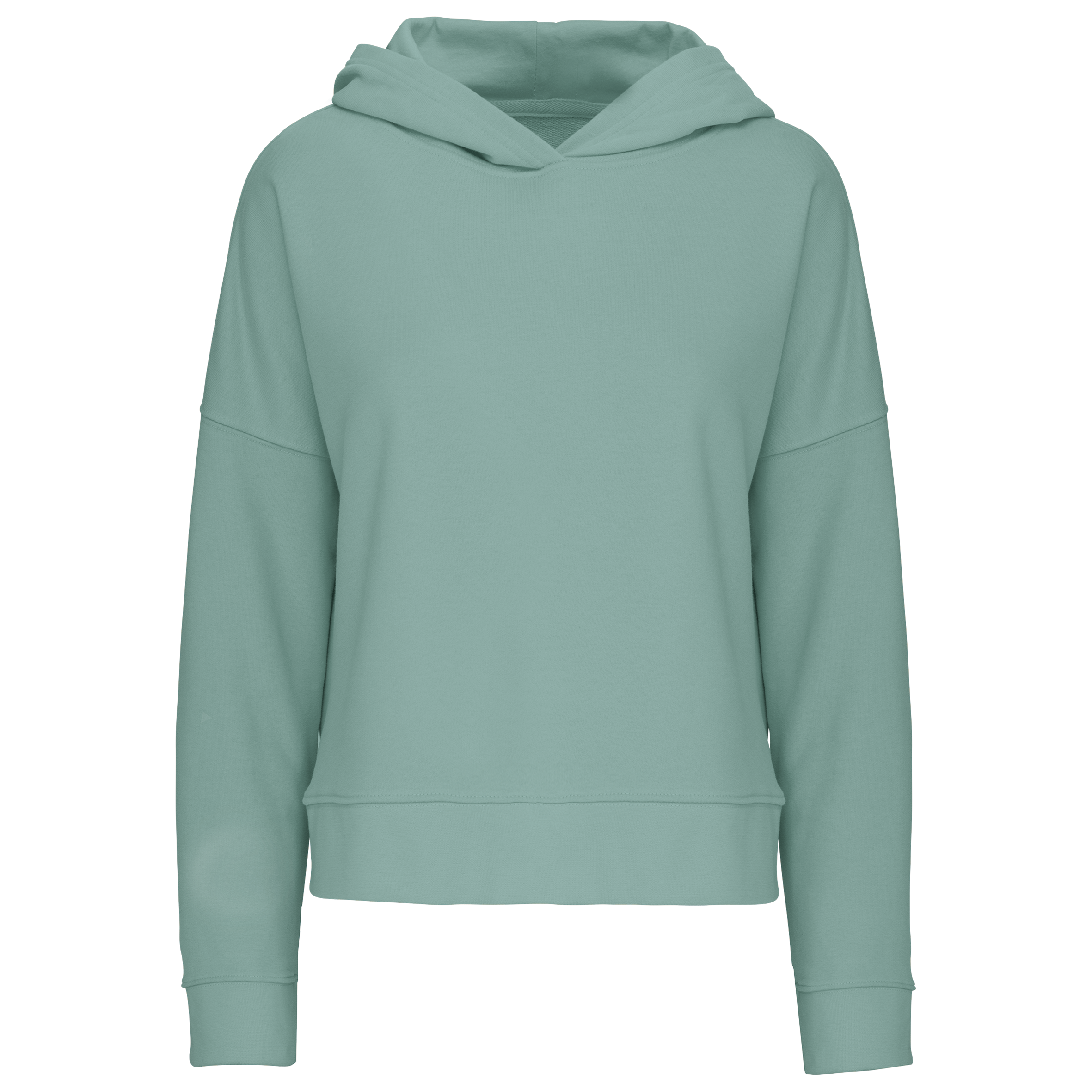 aquamarine Sudadera Lounge algodón orgánico con capucha mujer