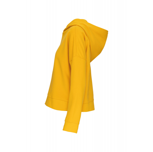 mellow yellow Sudadera Lounge algodón orgánico con capucha mujer