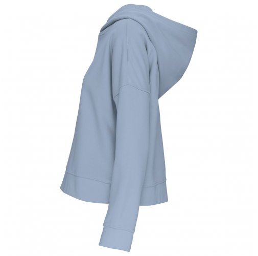 aquamarine Sudadera Lounge algodón orgánico con capucha mujer