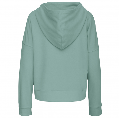 sage Sudadera Lounge algodón orgánico con capucha mujer