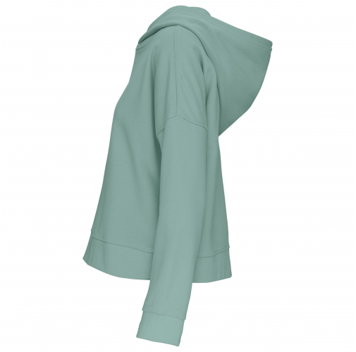 sage Sudadera Lounge algodón orgánico con capucha mujer
