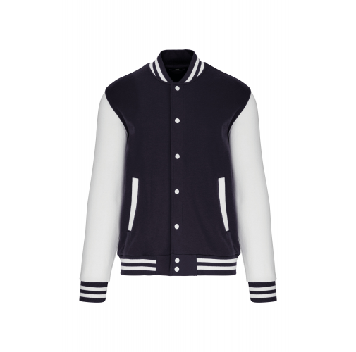 navy / white Cazadora Béisbolera de felpa niños