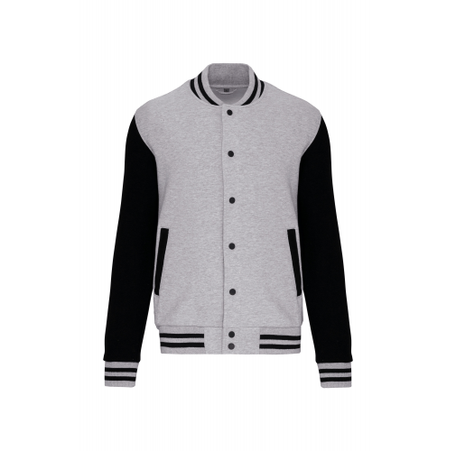 oxford grey / black Cazadora Béisbolera de felpa niños