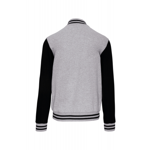 oxford grey / black Cazadora Béisbolera de felpa niños