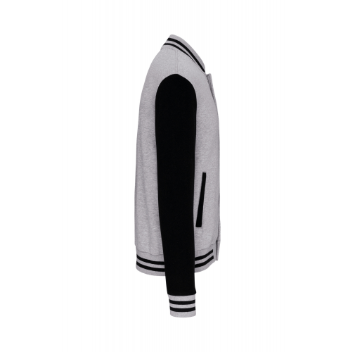 oxford grey / black Cazadora Béisbolera de felpa niños
