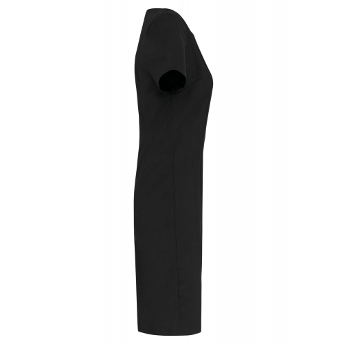 black Vestido manga corta