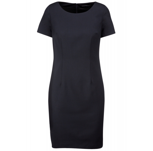 navy Vestido manga corta