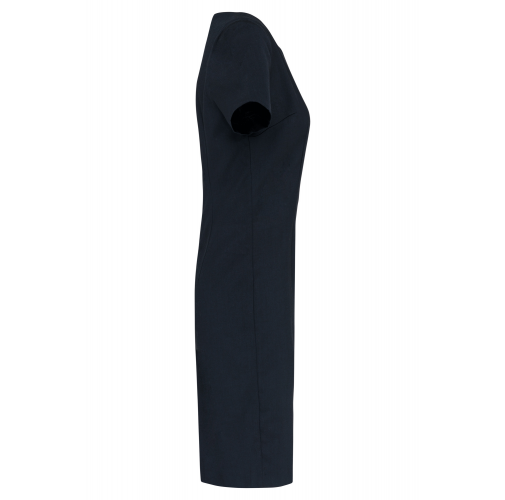 navy Vestido manga corta