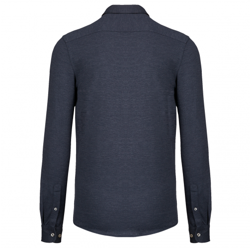jacquard blue Camisa Jacquard Manga larga