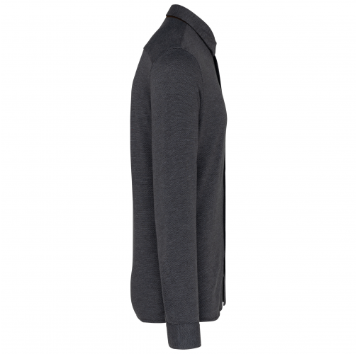 jacquard dark grey Camisa Jacquard Manga larga