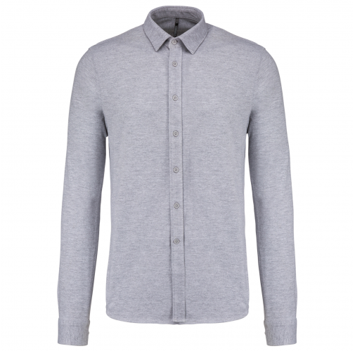 oxford grey Camisa Piqué Manga larga