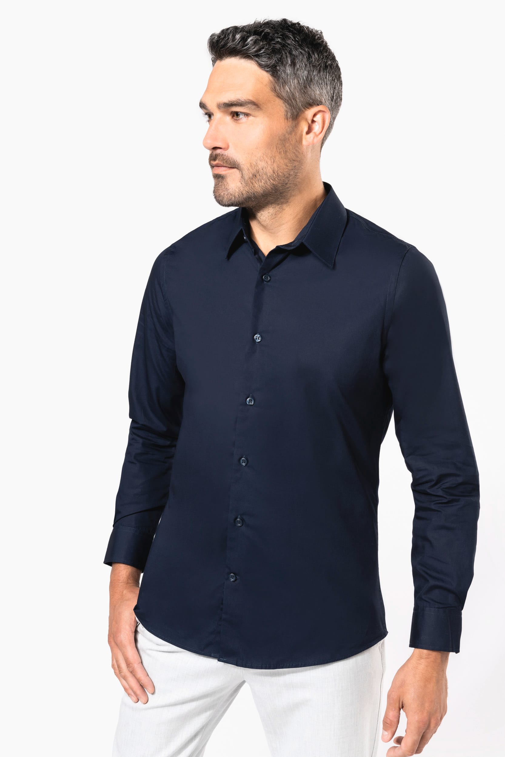 CAMISA POPELINA MANGA LARGA HOMBRE