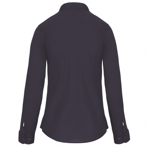 zinc Camisa cuello mao manga larga mujer