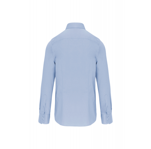 bright sky Camisa ajustado no-plancha manga larga hombre