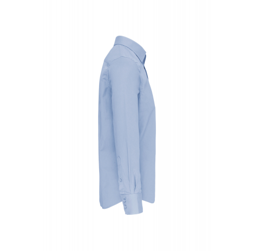 bright sky Camisa ajustado no-plancha manga larga hombre