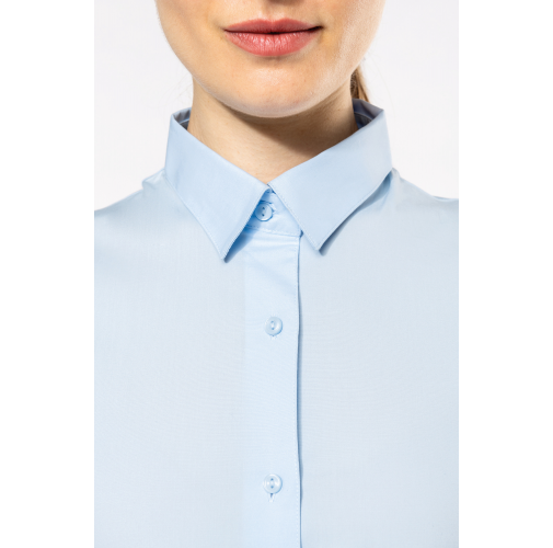 Camisa stretch manga larga mujer