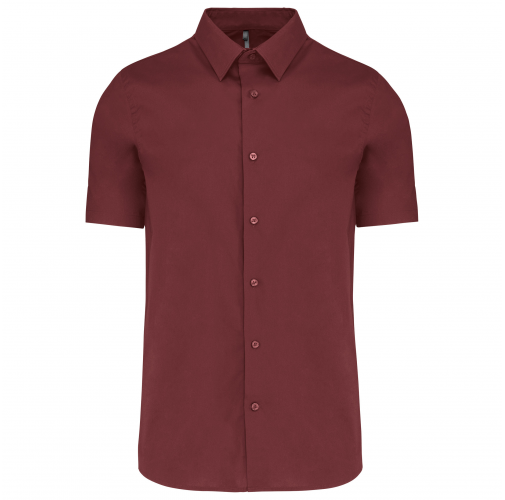 wine Camisa strech manga corta hombre