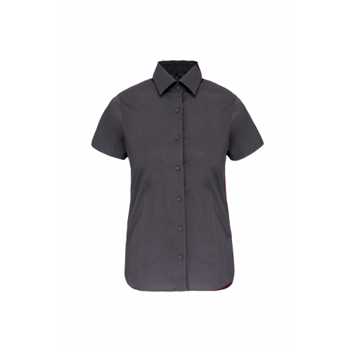 zinc Camisa stretch manga corta mujer