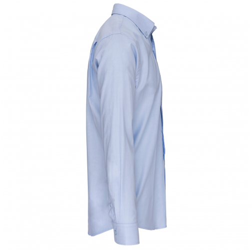 oxford blue Camisa oxford manga larga hombre