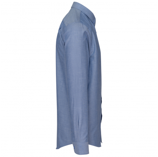 oxford cobalt blue Camisa oxford manga larga hombre