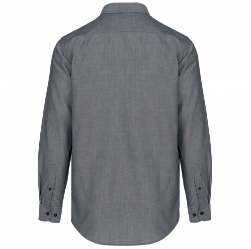 oxford shadow navy Camisa oxford manga larga hombre
