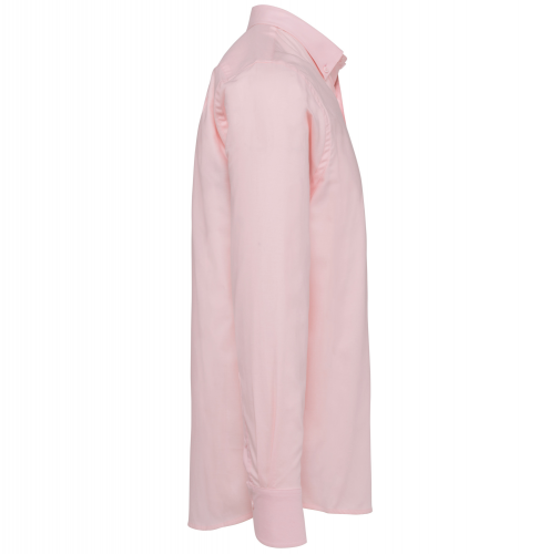 oxford pale pink Camisa oxford manga larga hombre