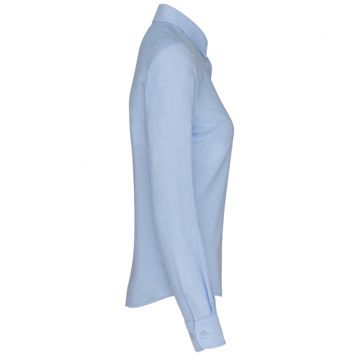 oxford blue Camisa oxford manga larga mujer