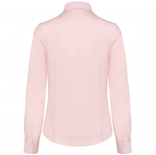 oxford pale pink Camisa oxford manga larga mujer