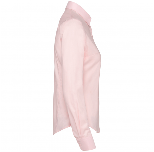 oxford pale pink Camisa oxford manga larga mujer