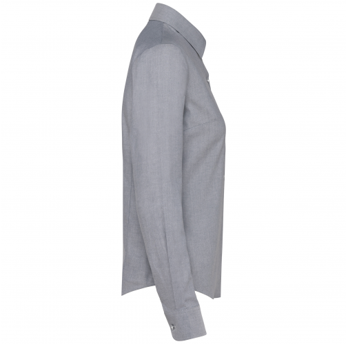 oxford zinc Camisa oxford manga larga mujer