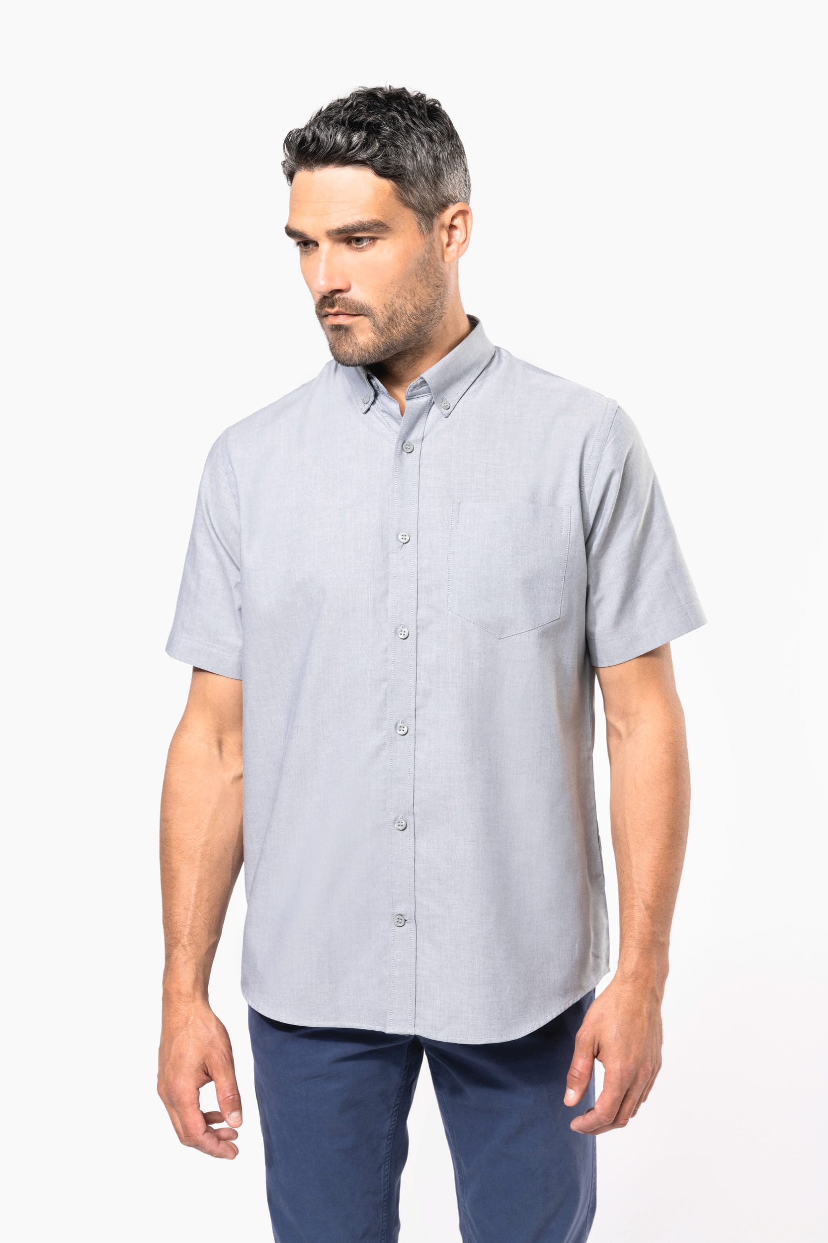 CAMISA OXFORD MANGA CORTA HOMBRE