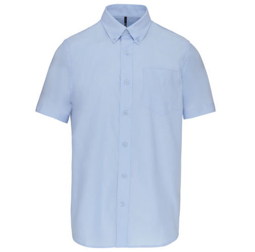 Camisa oxford manga corta hombre