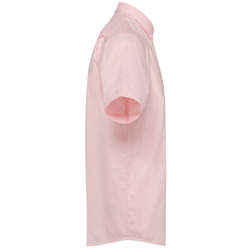 oxford pale pink Camisa oxford manga corta hombre