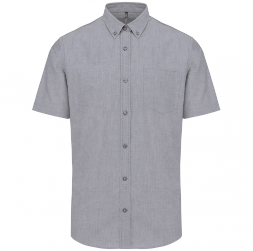 Camisa oxford manga corta hombre