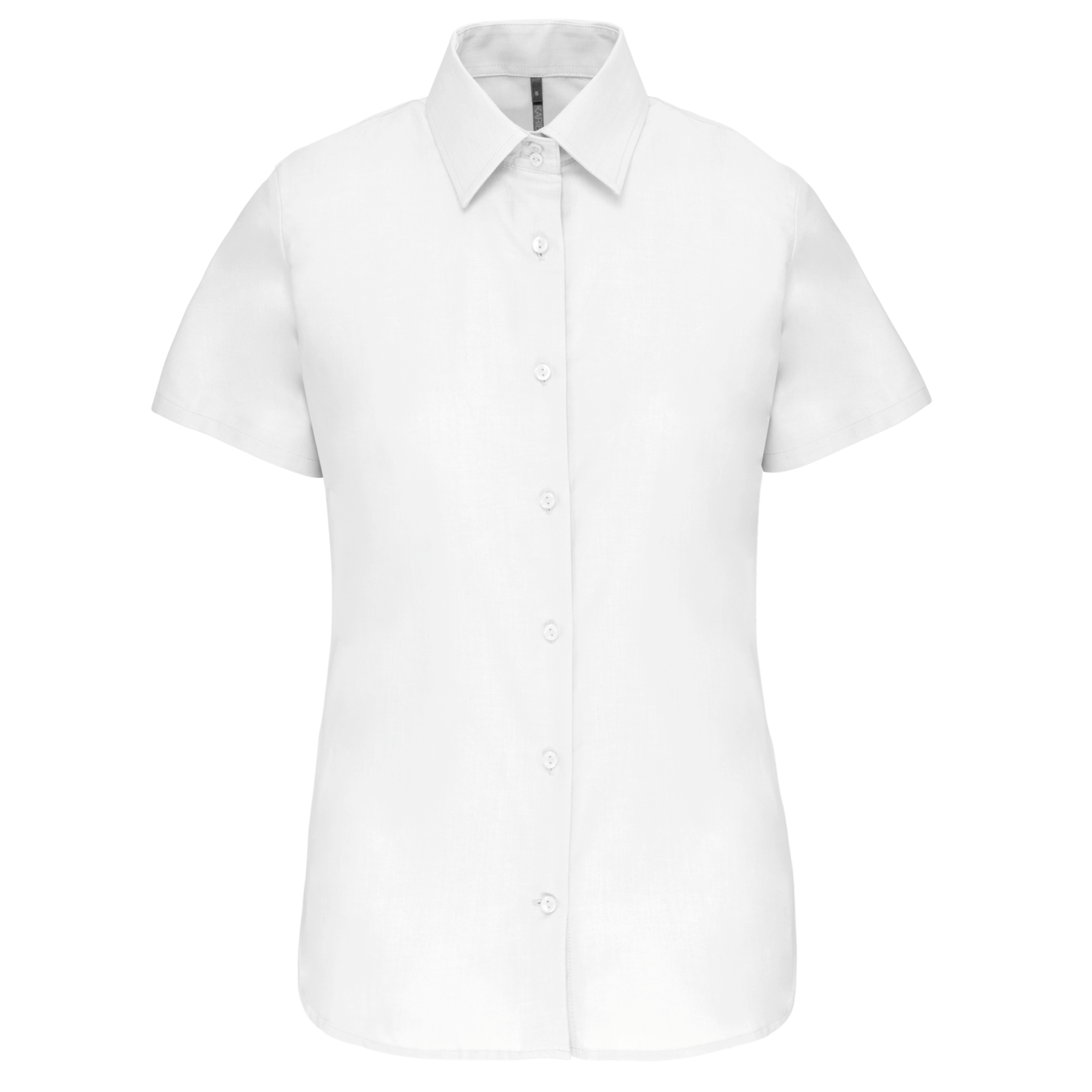 Camisa oxford manga corta mujer