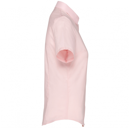 oxford pale pink Camisa oxford manga corta mujer