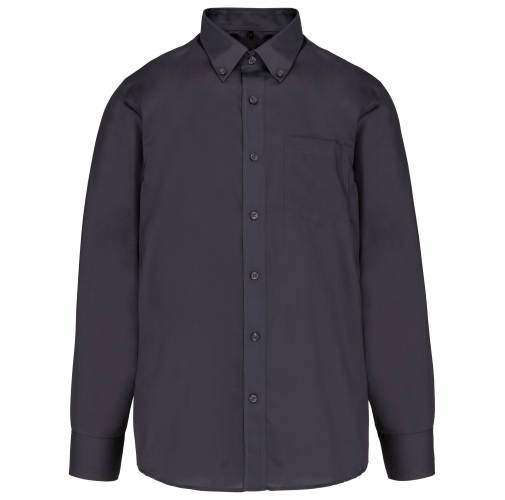 zinc Camisa no-plancha manga larga hombre