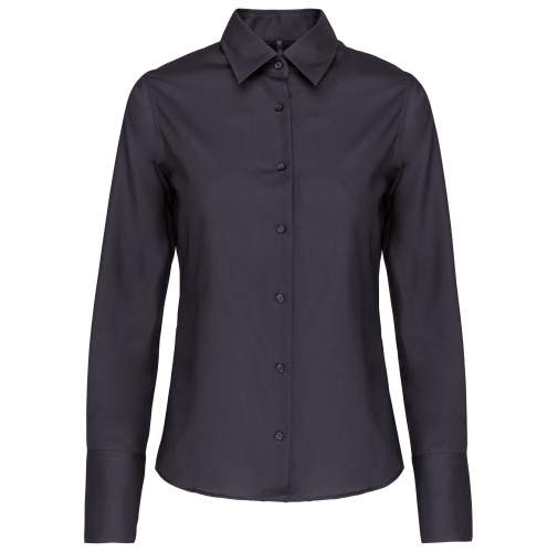 zinc Camisa no-plancha manga larga mujer