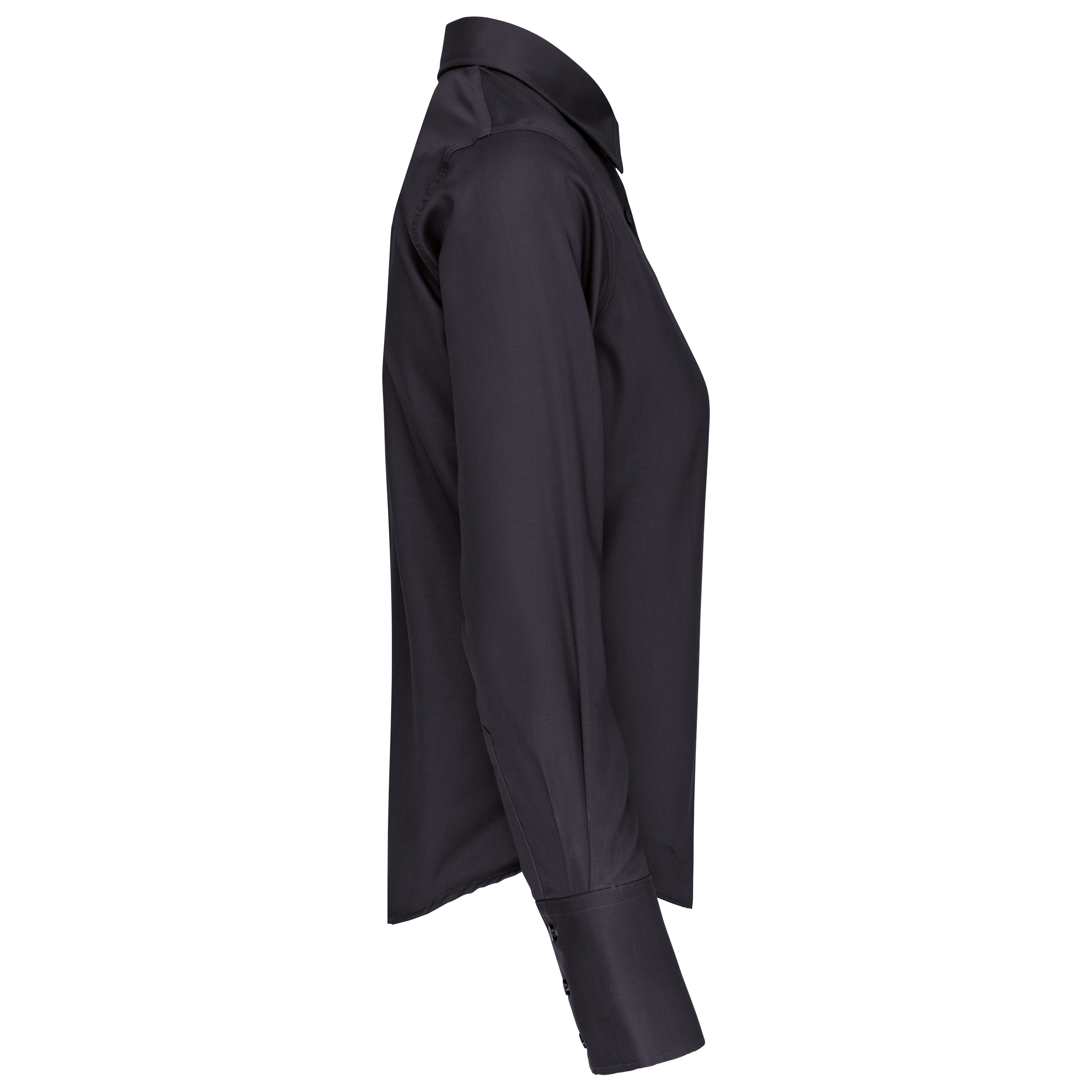 Camisa no-plancha manga larga mujer