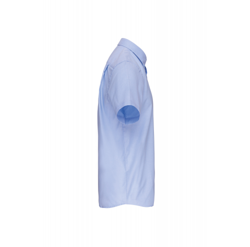 bright sky Camisa micro sarga no-plancha manga corta hombre
