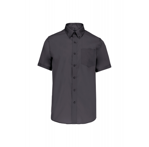 zinc Camisa micro sarga no-plancha manga corta hombre