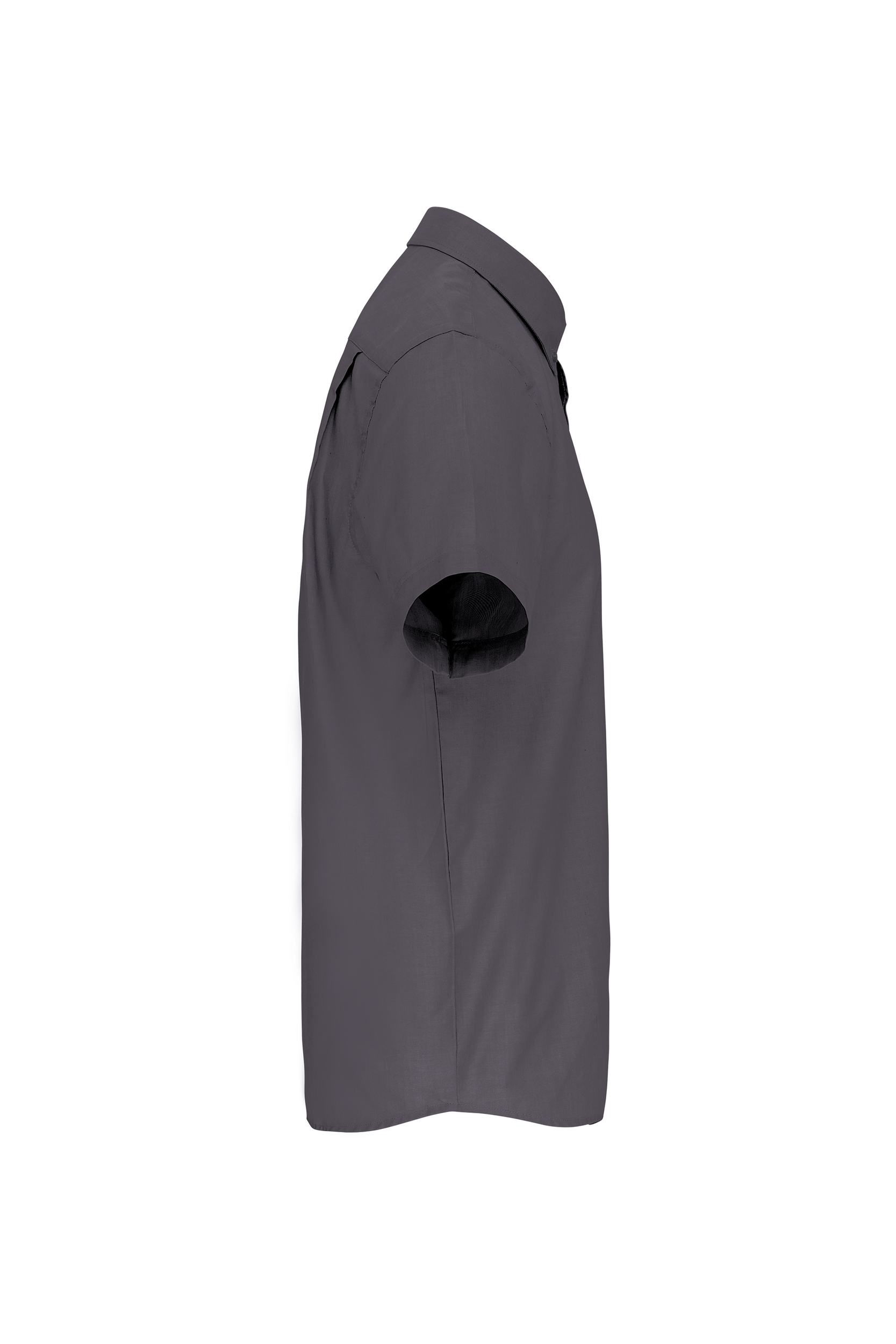 Camisa micro sarga no-plancha manga corta hombre