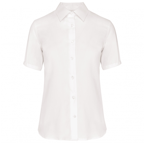 Camisa no-plancha manga corta mujer