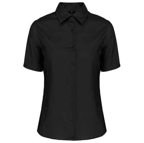 Camisa no-plancha manga corta mujer