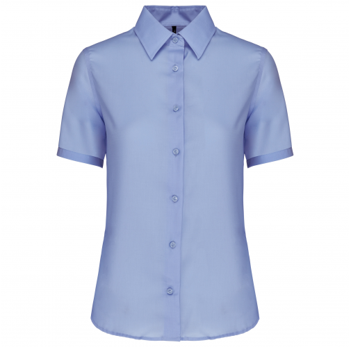 Camisa no-plancha manga corta mujer