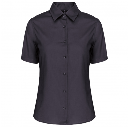 Camisa no-plancha manga corta mujer