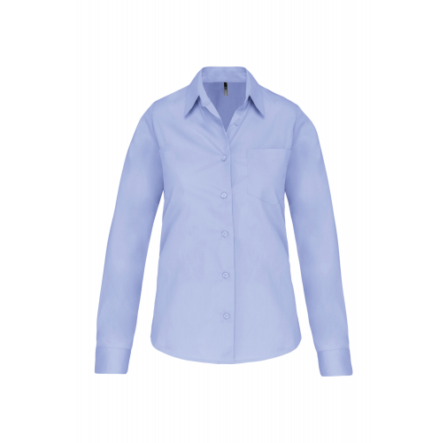 bright sky Camisa popelina manga larga mujer