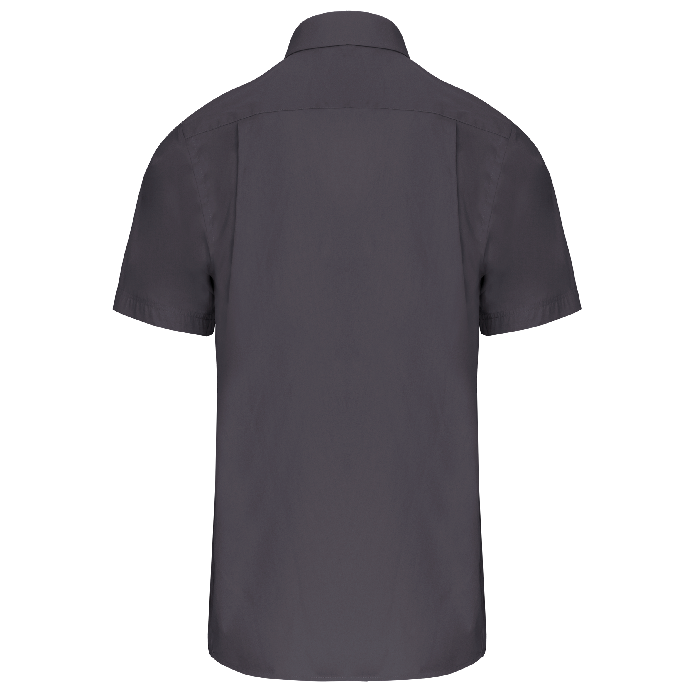 Camisa popelina manga corta hombre